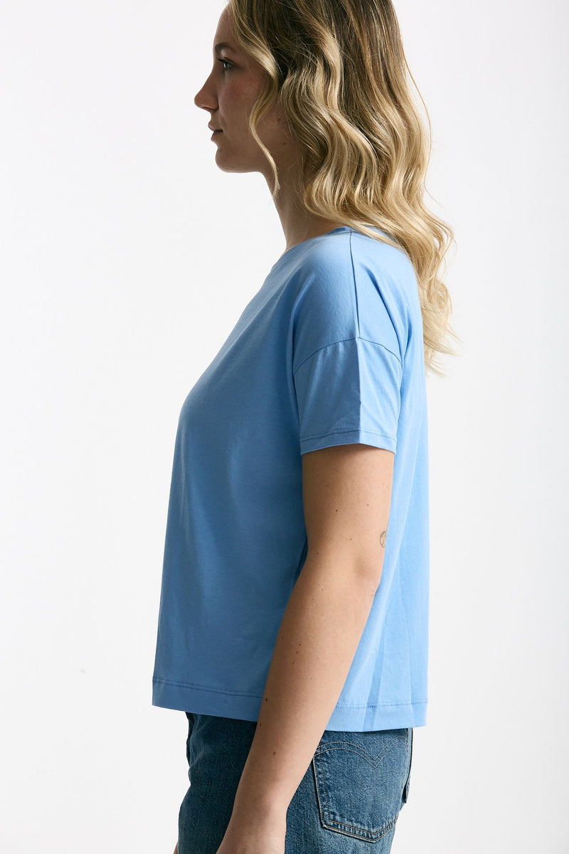 T-shirt scatolina AUDREY azzurro donna Anonym apparel - 2