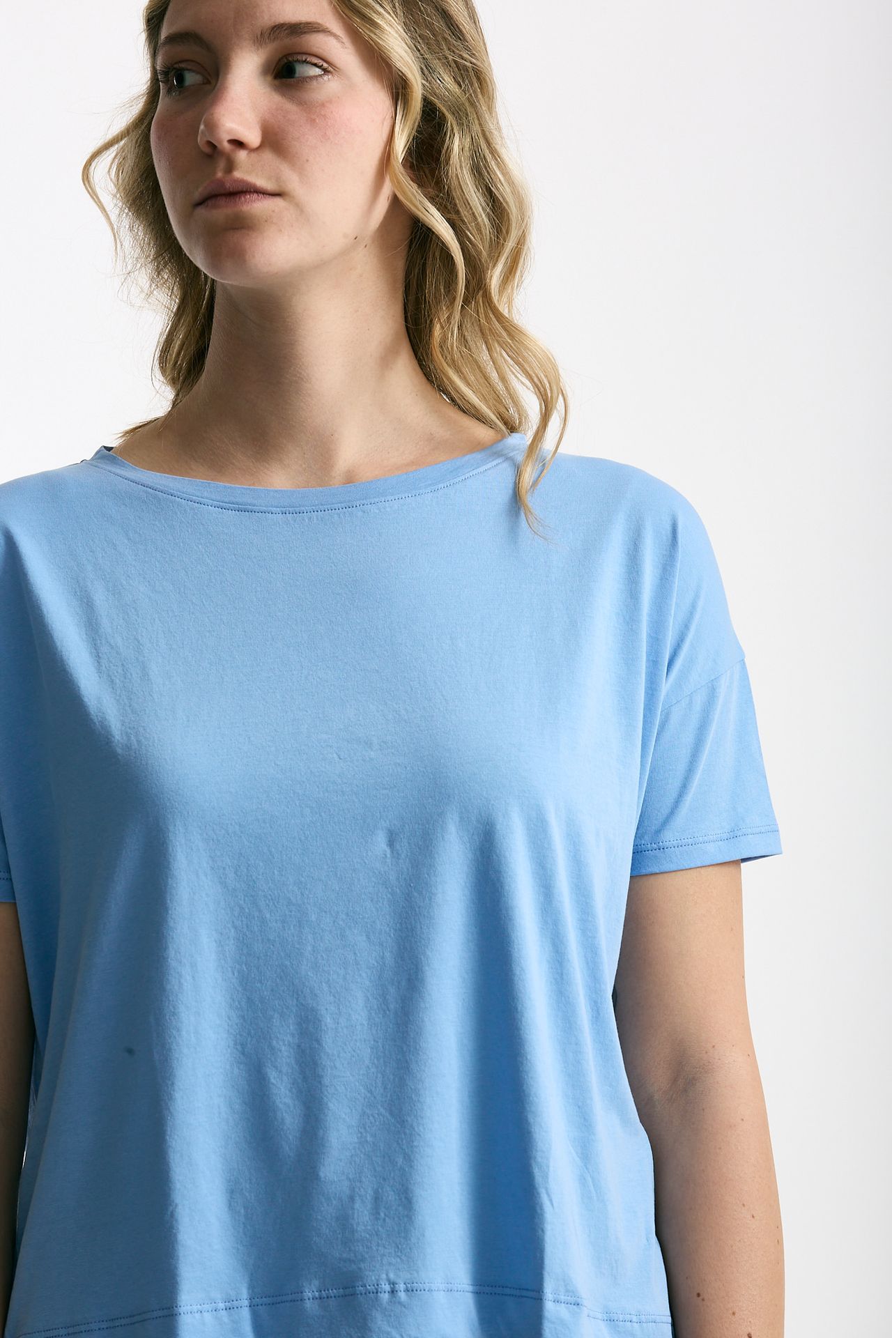 T-shirt scatolina AUDREY azzurro donna Anonym apparel - 5