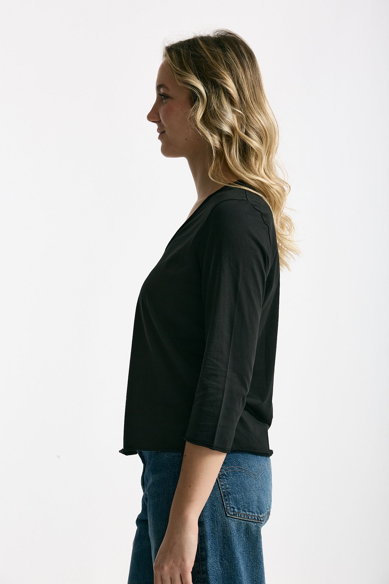 T-shirt in cotone LIO nero donna Anonym apparel - 2