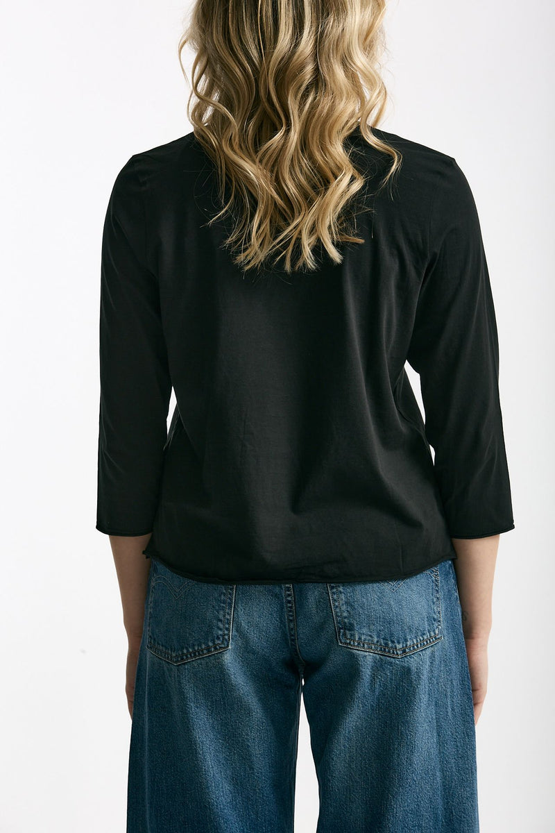 T-shirt in cotone LIO nero donna Anonym apparel - 3