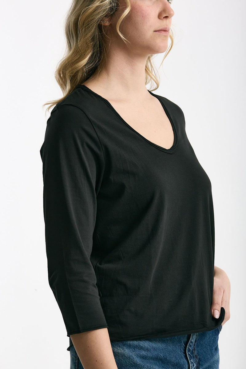 T-shirt in cotone LIO nero donna Anonym apparel - 4