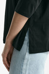 T-shirt ampia RITA nero donna Anonym apparel - 4