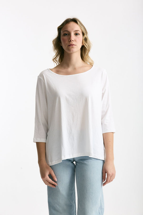 T-shirt ampia RITA bianco donna Anonym apparel