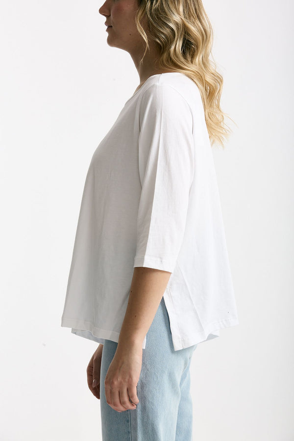 T-shirt ampia RITA bianco donna Anonym apparel