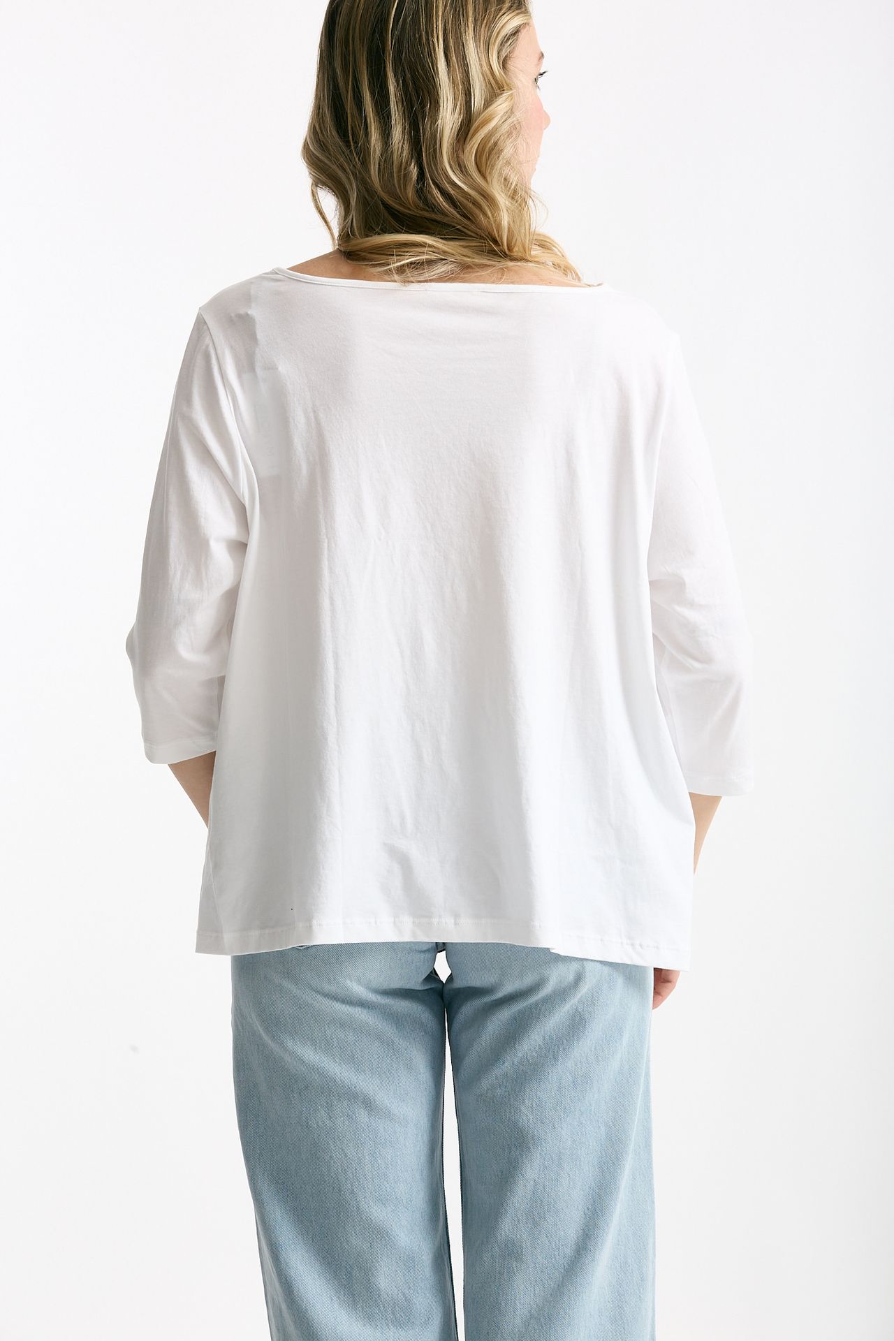T-shirt ampia RITA bianco donna Anonym apparel - 3