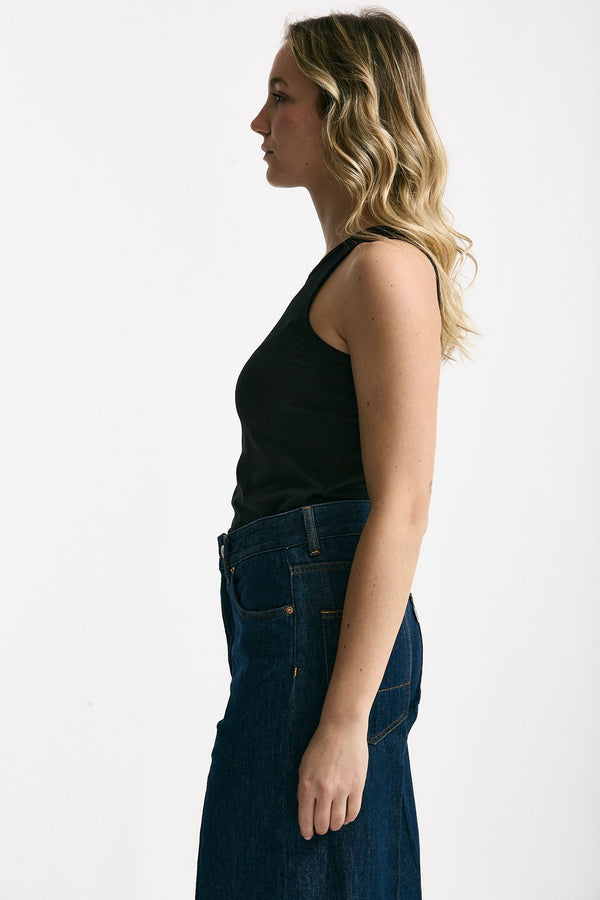 Top in cotone COLETTE nero donna Anonym apparel