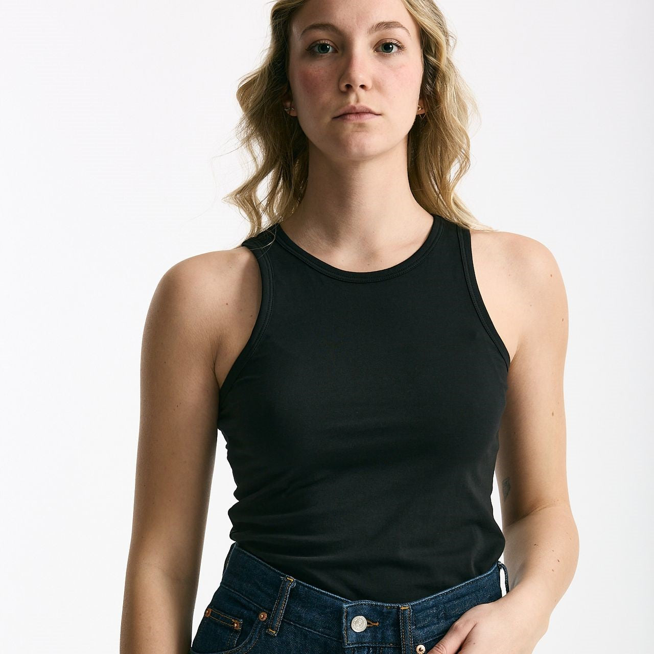 Top in cotone COLETTE nero donna Anonym apparel - 6