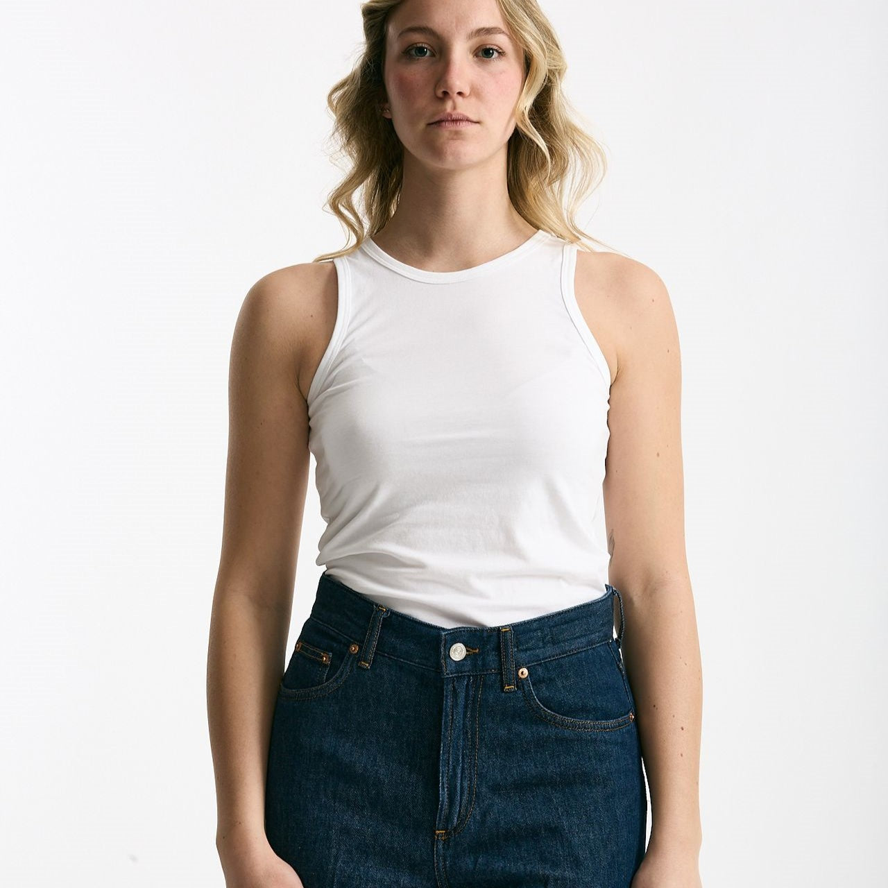 Top in cotone COLETTE bianco donna Anonym apparel - 2