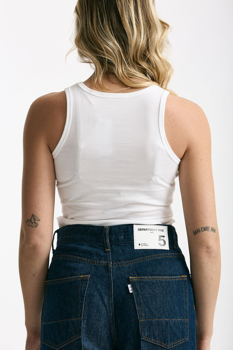 Top in cotone COLETTE bianco donna Anonym apparel - 5