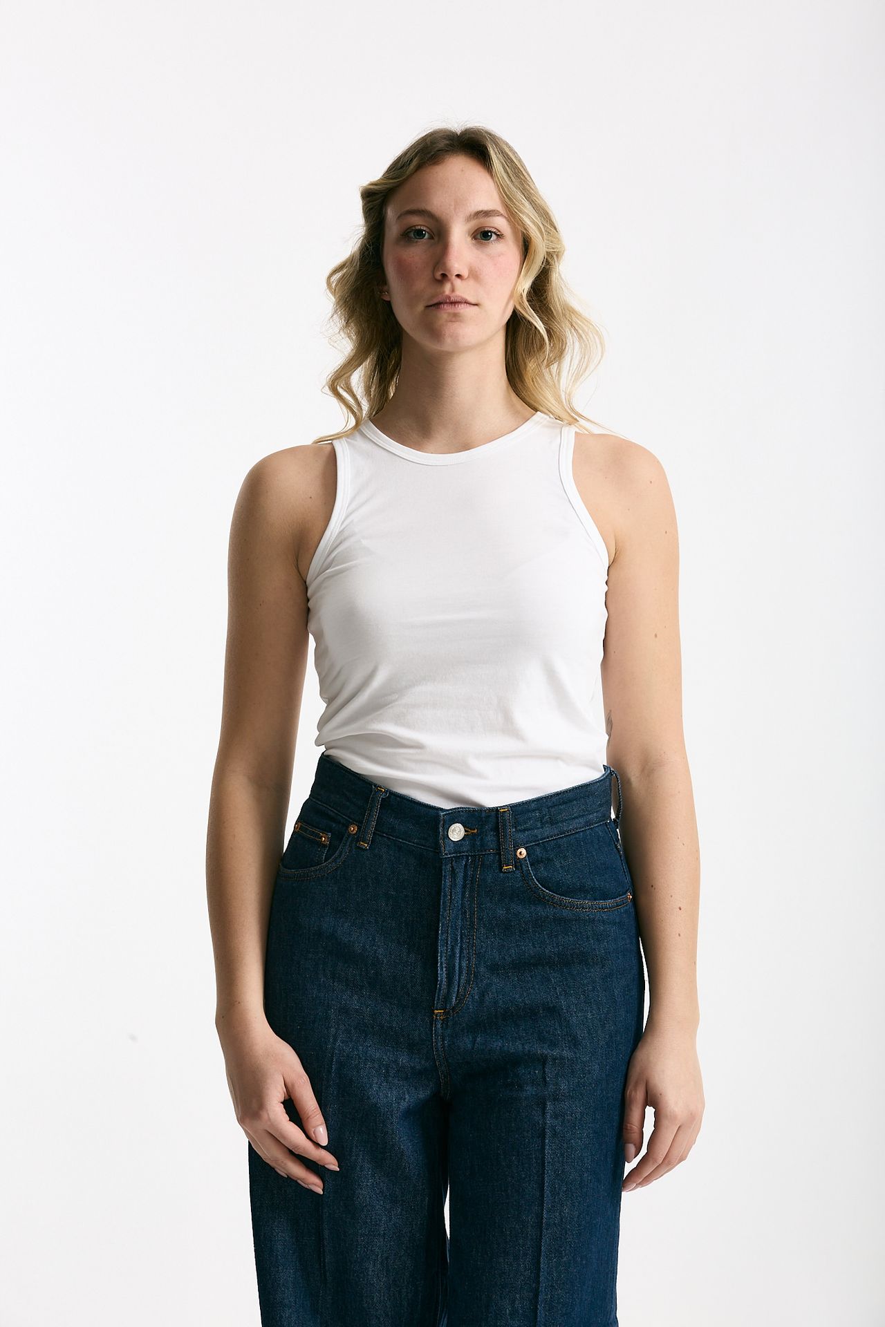 Top in cotone COLETTE bianco donna Anonym apparel - 3