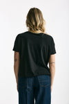 T-shirt scatolina AUDREY nero donna Anonym apparel - 3