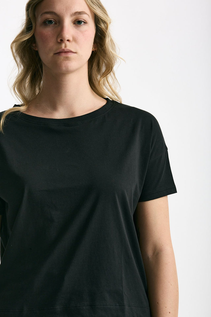 T-shirt scatolina AUDREY nero donna Anonym apparel - 5