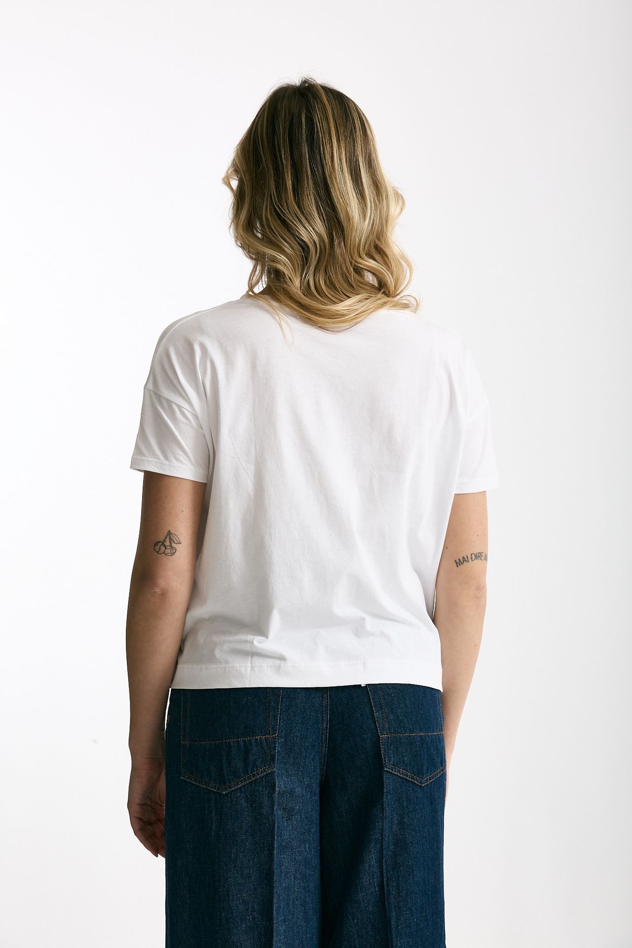T-shirt scatolina AUDREY bianco donna Anonym apparel - 3