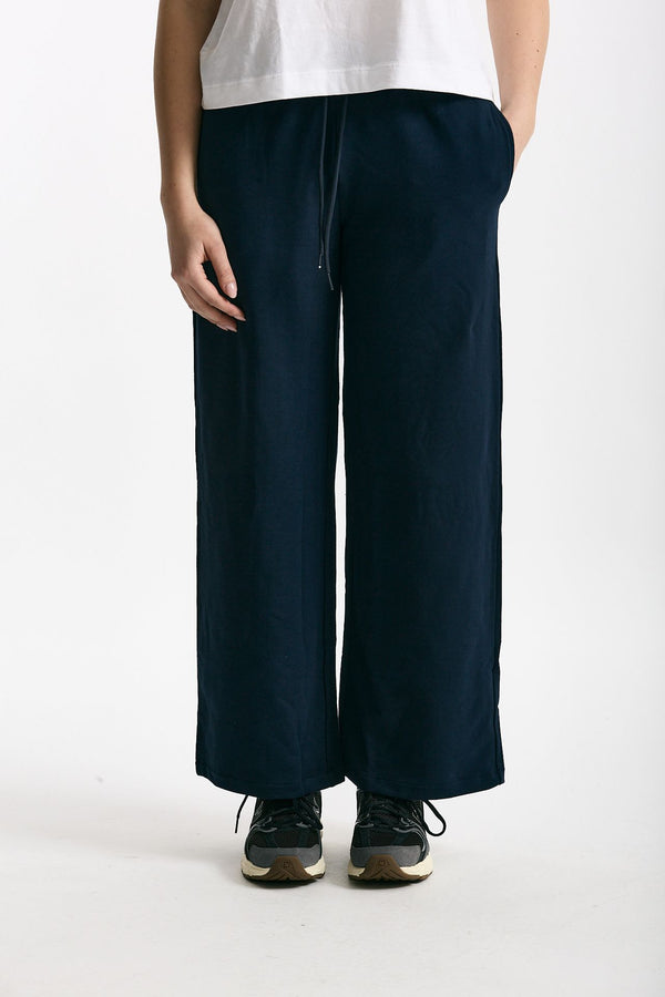 Pantalone tuta leggero blu donna Anonym apparel