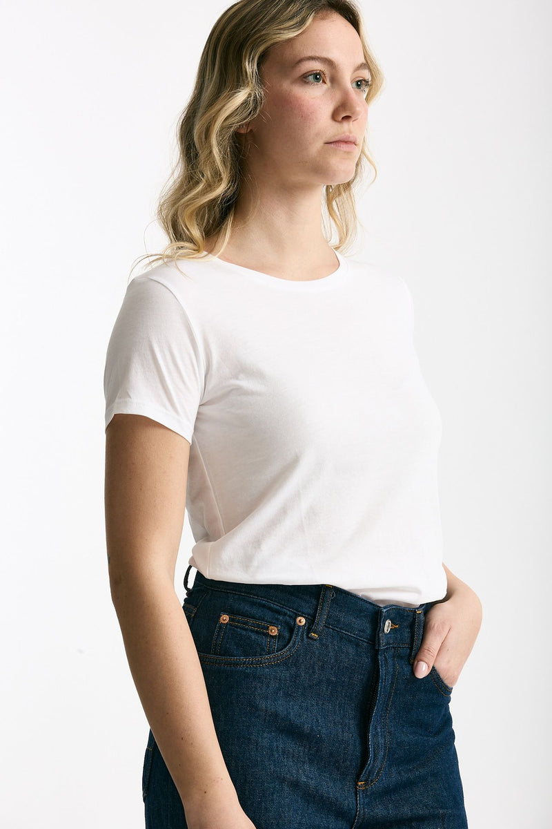 T-shirt girocollo MARIBEL bianco donna Anonym apparel - 4