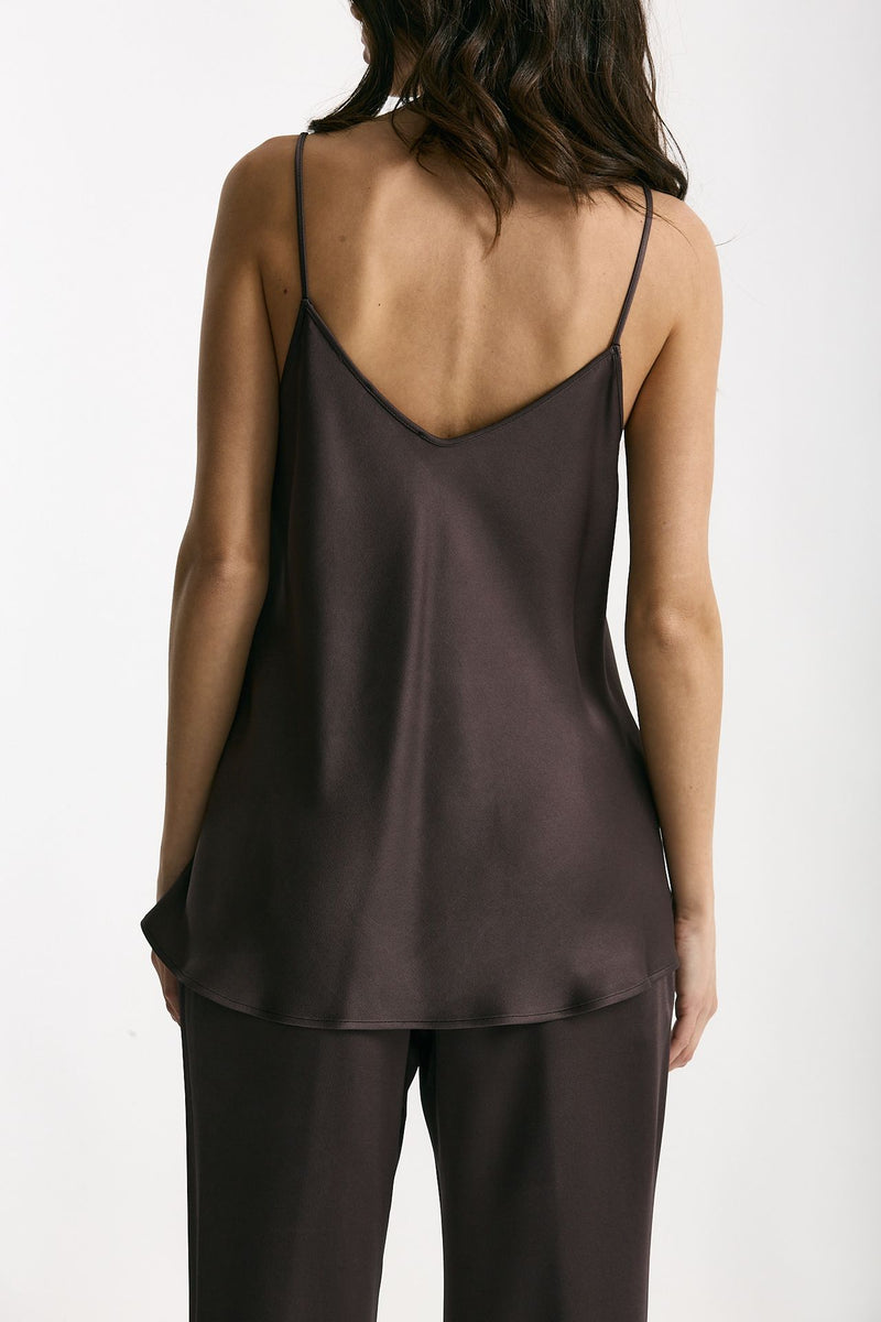 Top in viscosa melanzana donna Antonelli firenze - 3