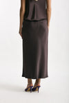 Gonna midi melanzana donna Antonelli firenze - 3