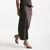 Gonna midi melanzana donna Antonelli firenze - 6