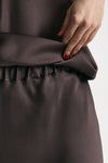 Gonna midi melanzana donna Antonelli firenze - 5