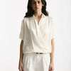 Camicia in seta bianco donna Antonelli firenze - 6