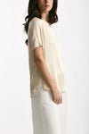 Camicia in seta crema donna Antonelli firenze - 7