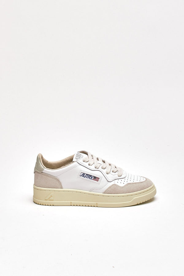 Sneakers MEDALIST LOW-AULW-LS14 in pelle e suede donna Autry