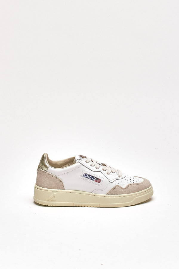 Sneakers MEDALIST LOW-AULW-LS75 in pelle e suede donna Autry