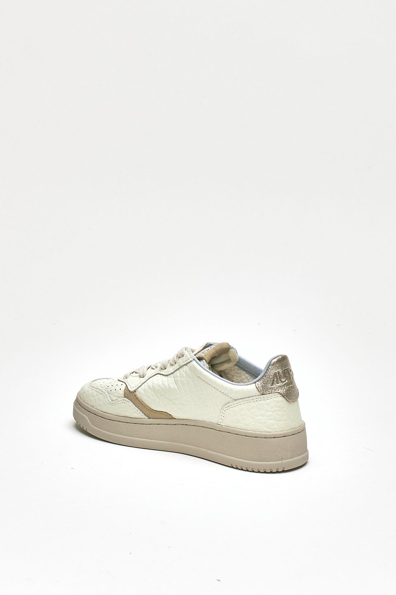Sneakers MEDALIST LOW AULW-NE15 in pelle platino e sponge donna Autry - 3