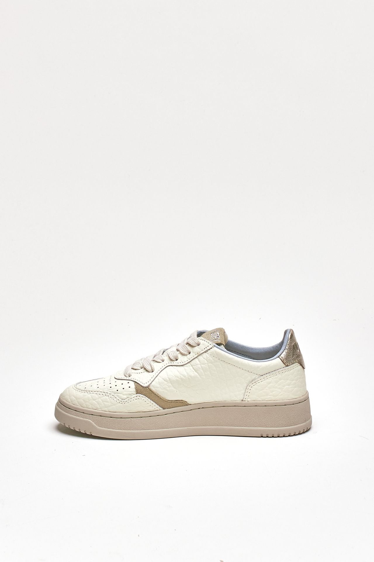 Sneakers MEDALIST LOW AULW-NE15 in pelle platino e sponge donna Autry - 4
