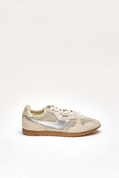 Sneakers WINDSPIN WSLW-KD06 in mesh traforato e suede donna Autry
