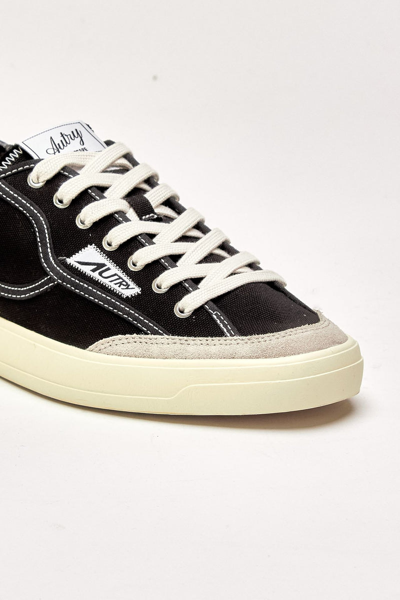 Sneakers SNEAKERS WINDSCAPE LOW in canvas nero donna Autry - 5