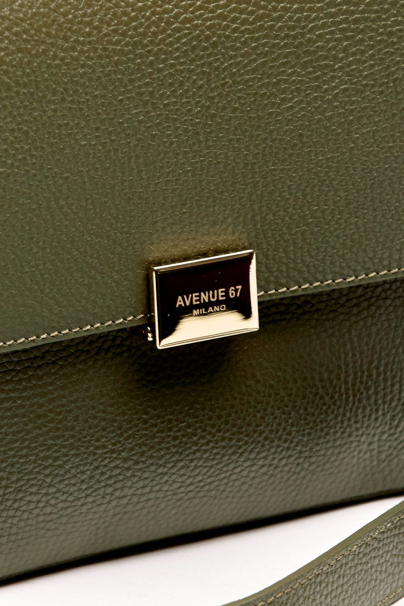 Borsa INGRID in pelle oliva donna Avenue 67 - 5