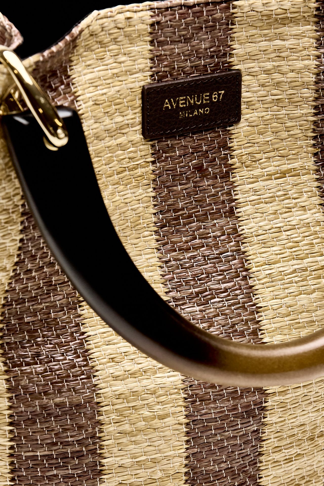 Secchiello morbido SHOPPER RAFIA in rafia donna Avenue 67 - 5