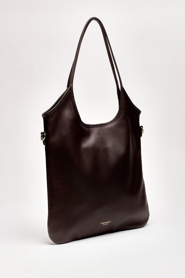 Shopper morbida SHANTY in nappa marrone donna Avenue 67