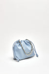 Pochette morbida CYNTHIA in pelle sauvage blu cielo donna Avenue 67 - 2