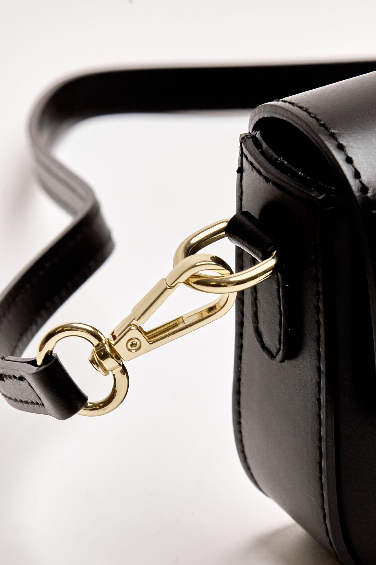 Clutch rigida FARAH in pelle ruga nero donna Avenue 67 - 6