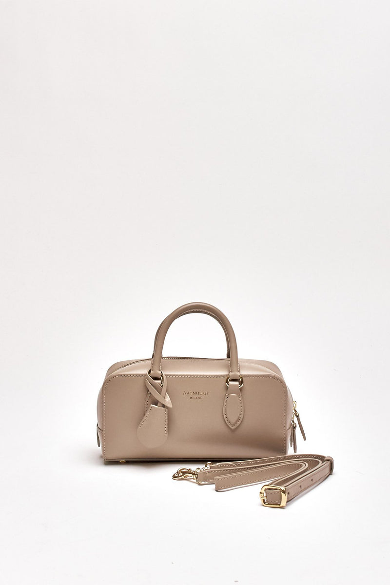 Mini-bauletto rigido ALIMA in pelle tortora donna Avenue 67 - 4