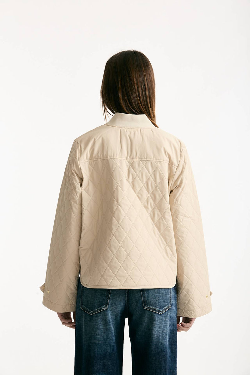 Giubbino trapuntato WHILLAN beige donna Barbour - 3