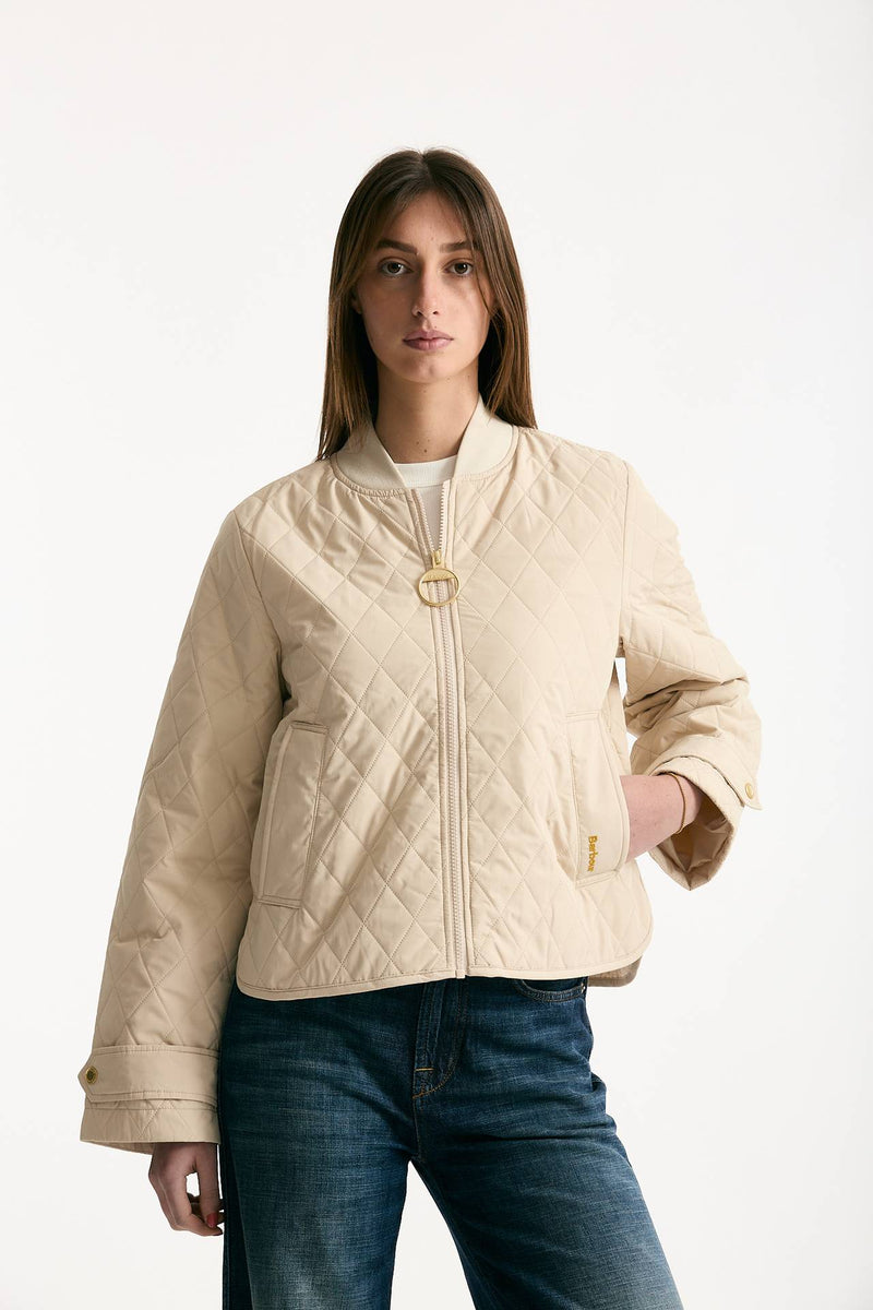 Giubbino trapuntato WHILLAN beige donna Barbour - 4