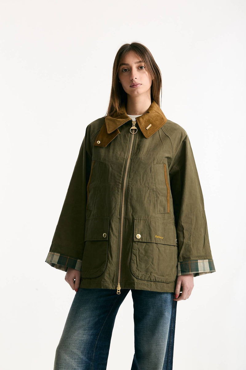 Giacca cerata BEDALE verde donna Barbour - 1