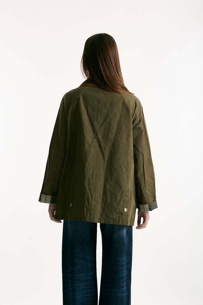 Giacca cerata BEDALE verde donna Barbour - 3