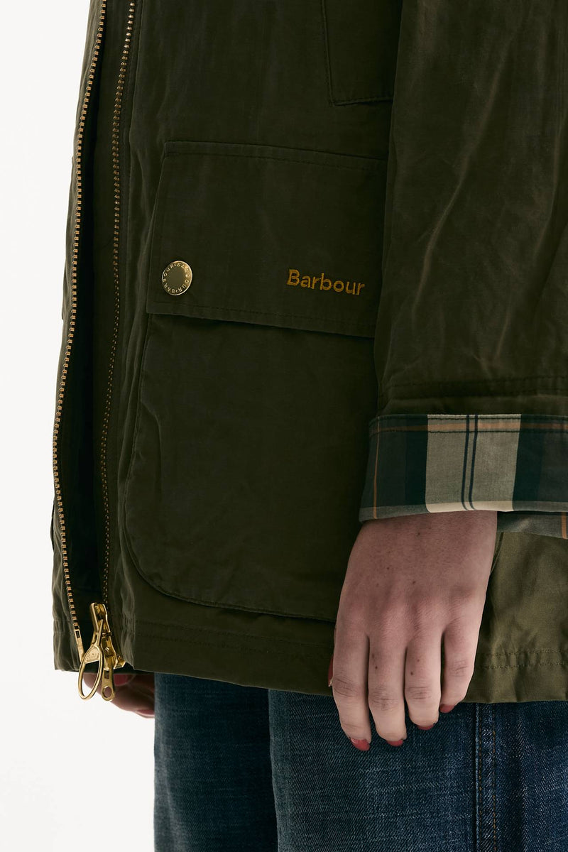 Giacca cerata BEDALE verde donna Barbour - 4