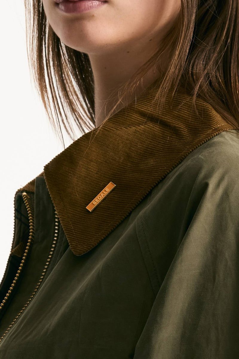 Giacca cerata BEDALE verde donna Barbour - 5