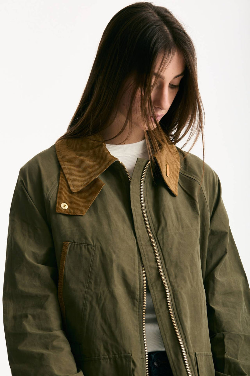 Giacca cerata BEDALE verde donna Barbour - 7