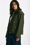 Giubbino WEAVER in nylon verde donna Barbour - 1