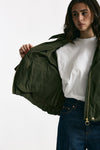 Giubbino WEAVER in nylon verde donna Barbour - 6
