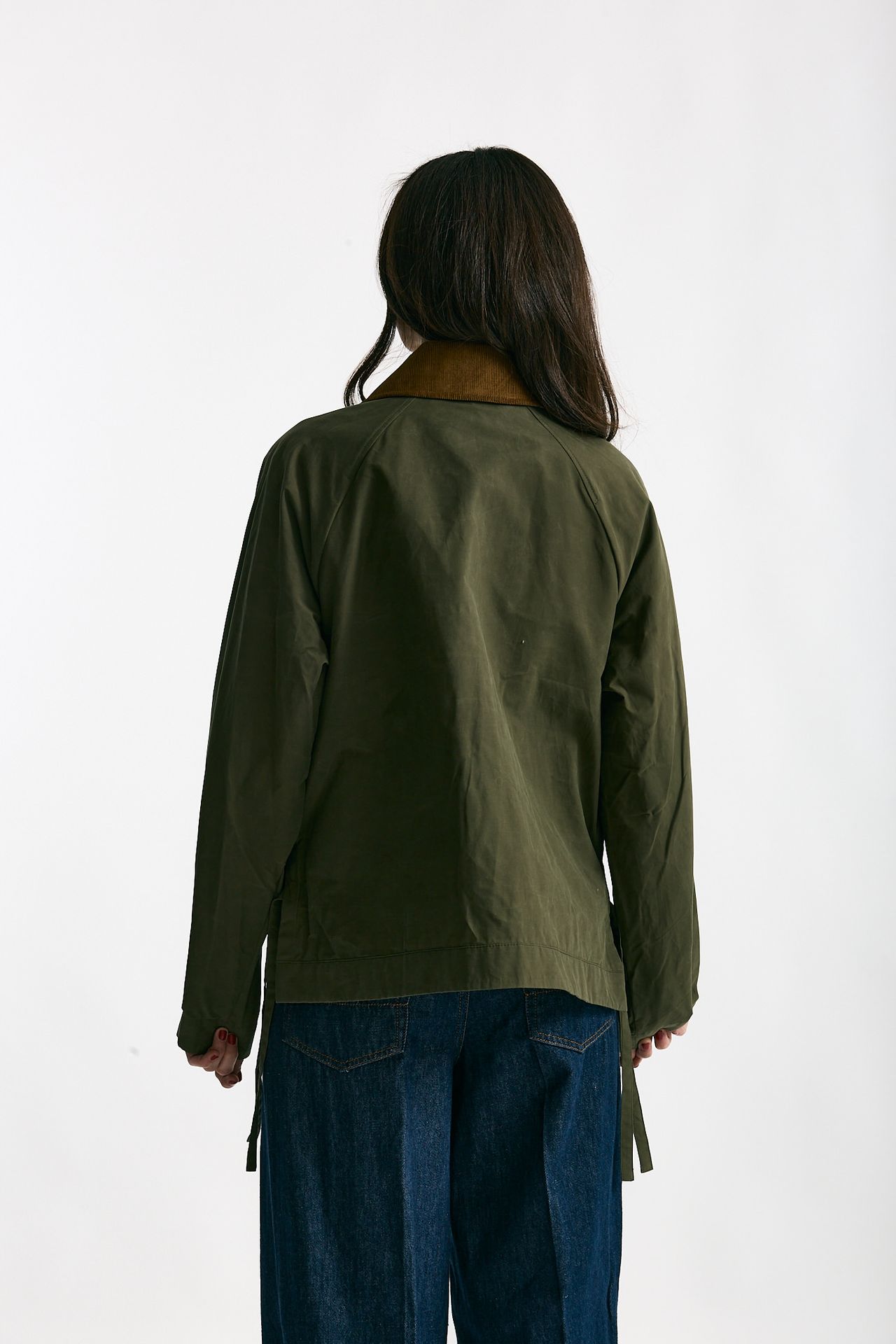 Giubbino antipioggia MEDLAN verde donna Barbour - 3