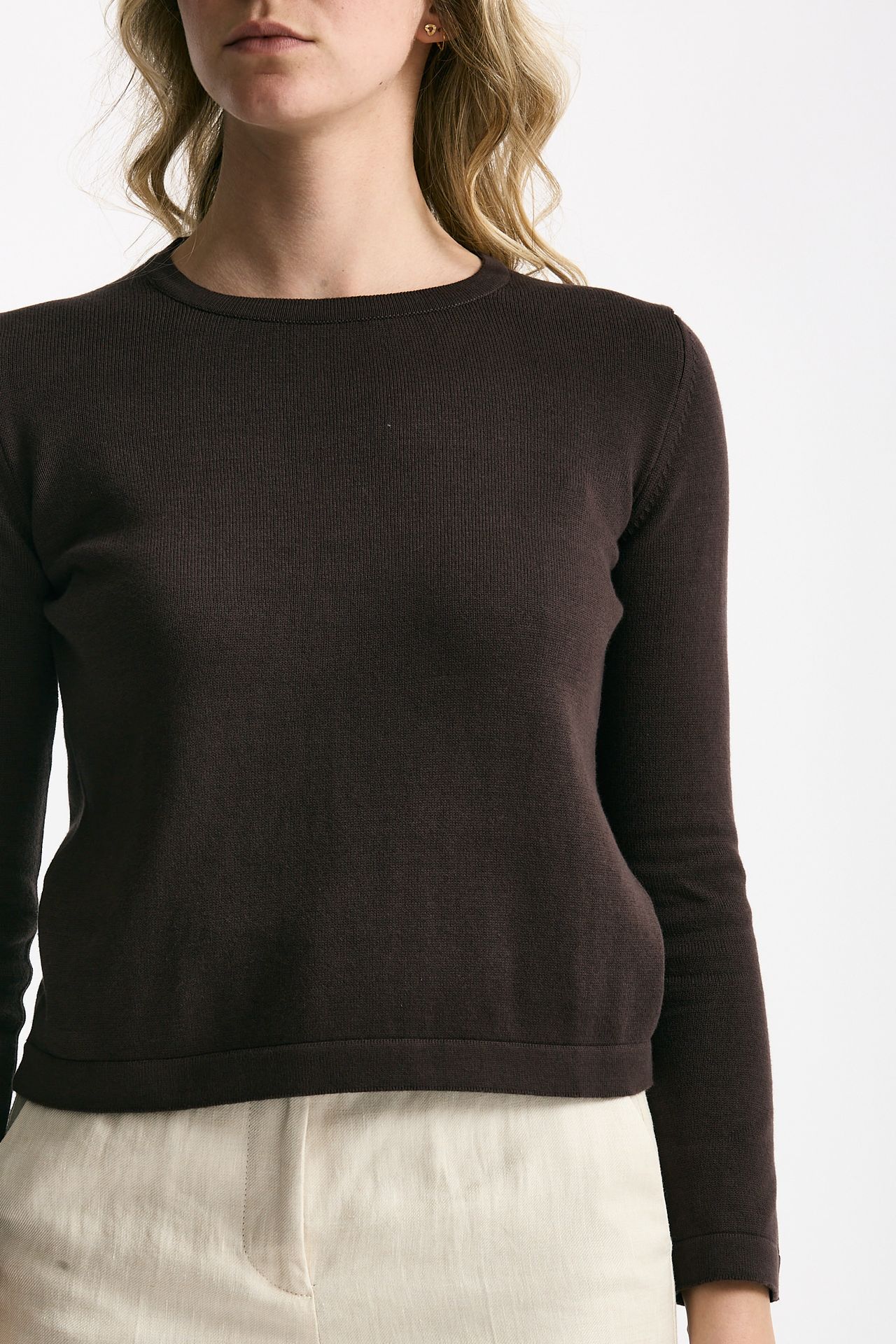 Maglia basic testa moro donna Marché des palmiers - 4