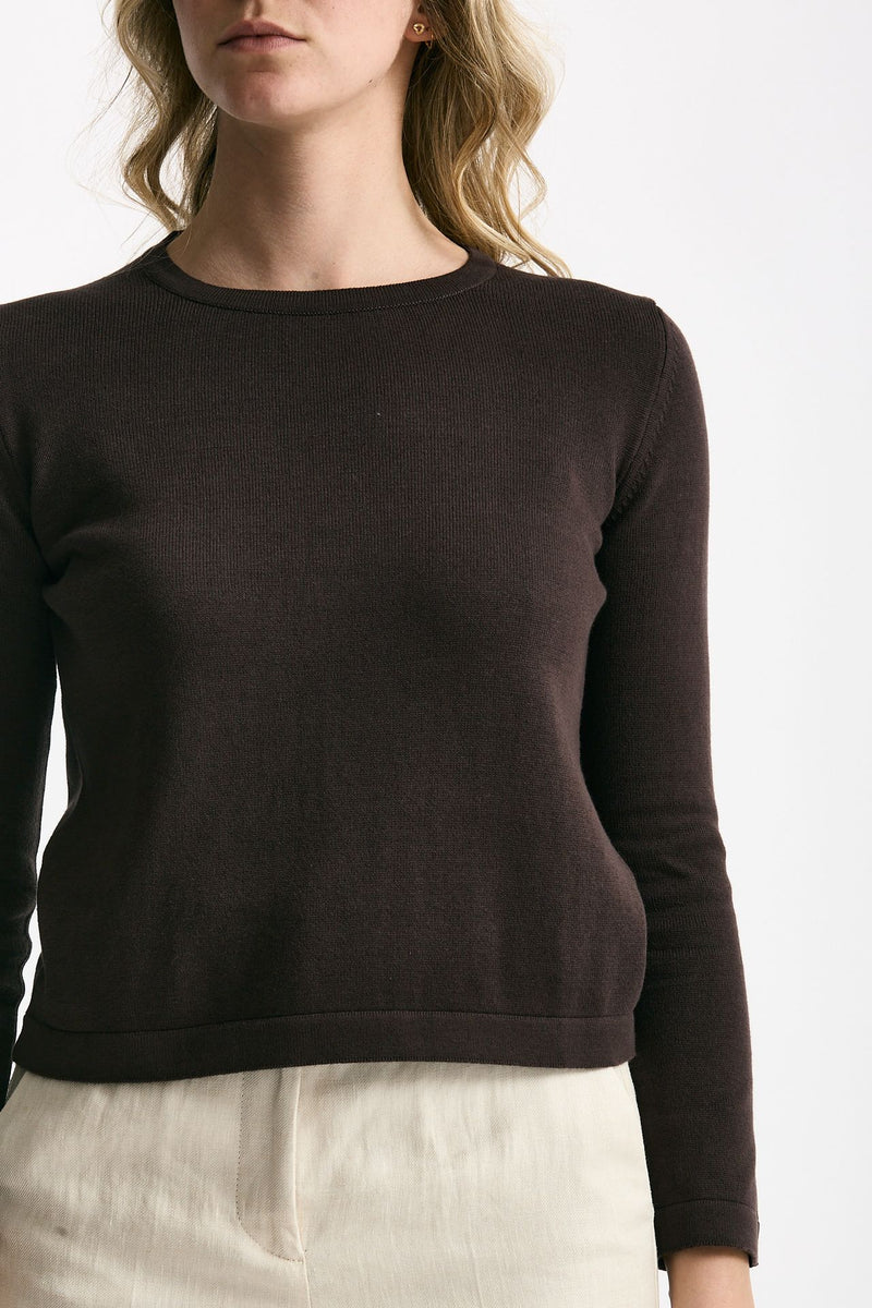 Maglia basic testa moro donna Marché des palmiers - 4