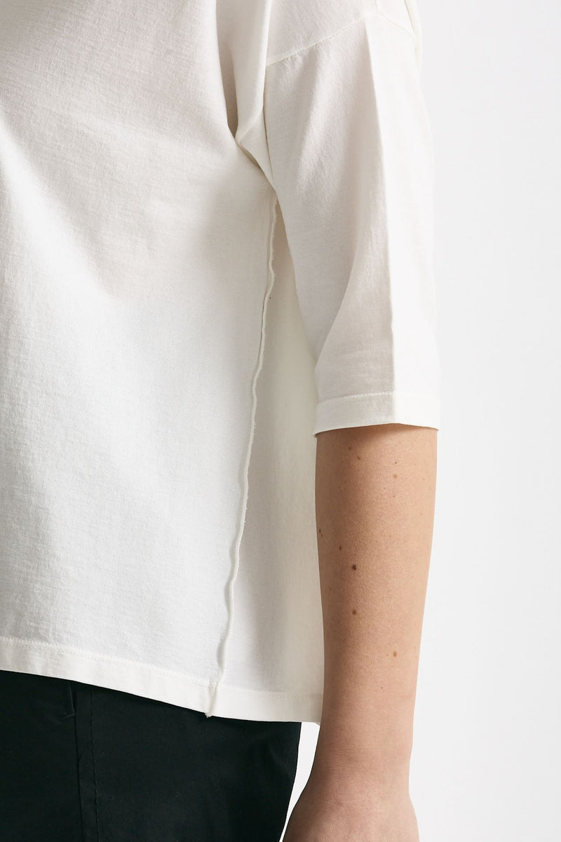 T-shirt over bianco donna Clouds - 5